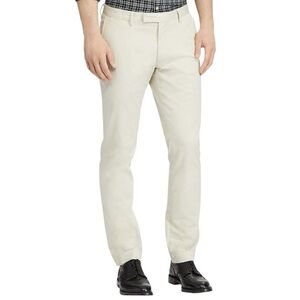 Polo Ralph Lauren 36 x 30 Sand Tan Khaki Stretch Slim Fit Stretch Chino Pants